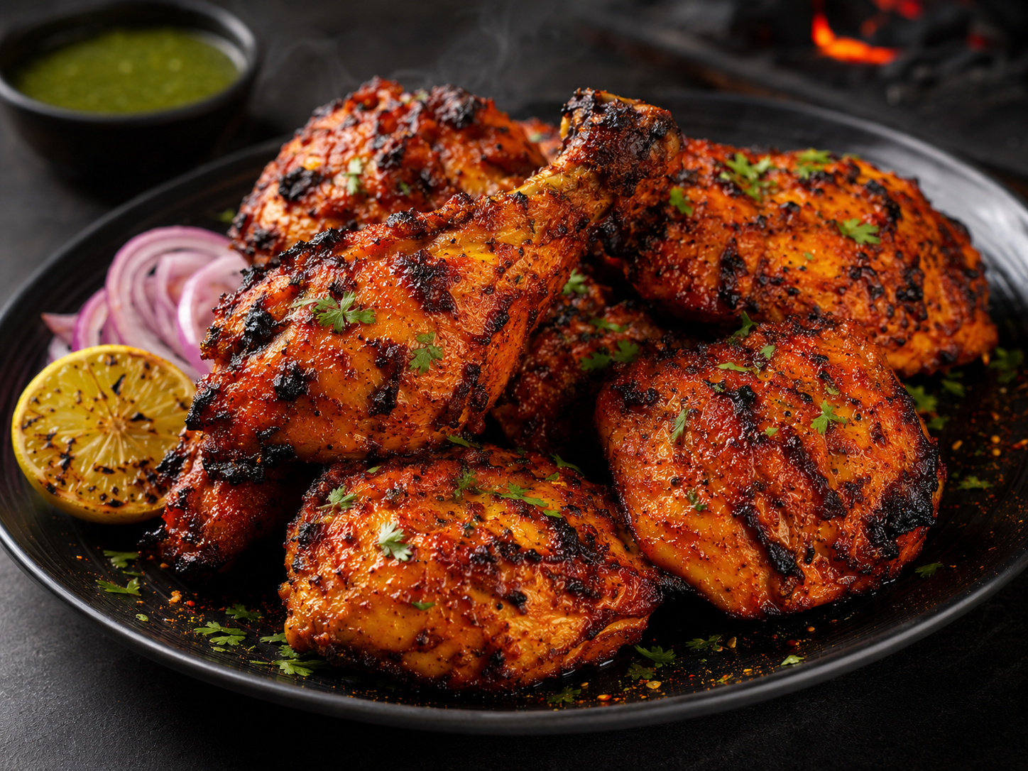 Fire Kissed Chicken Roast